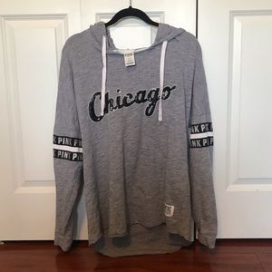 Pink White Sox Sweater